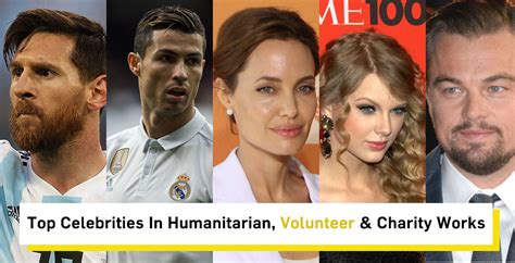 famous charity workers|Most Charitable Celebrity List .